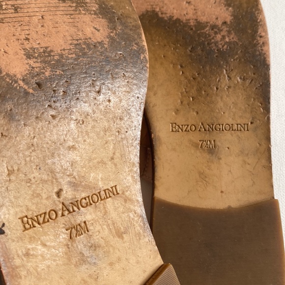 Enzo Angiolini Nude sandals, Size 7 1/2M - Picture 6 of 8